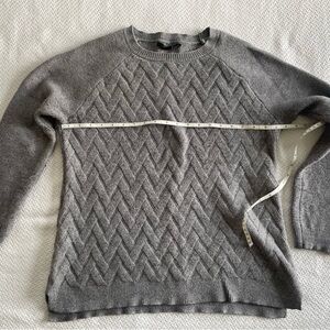 Cyrus Gray Crew Neck Sweater